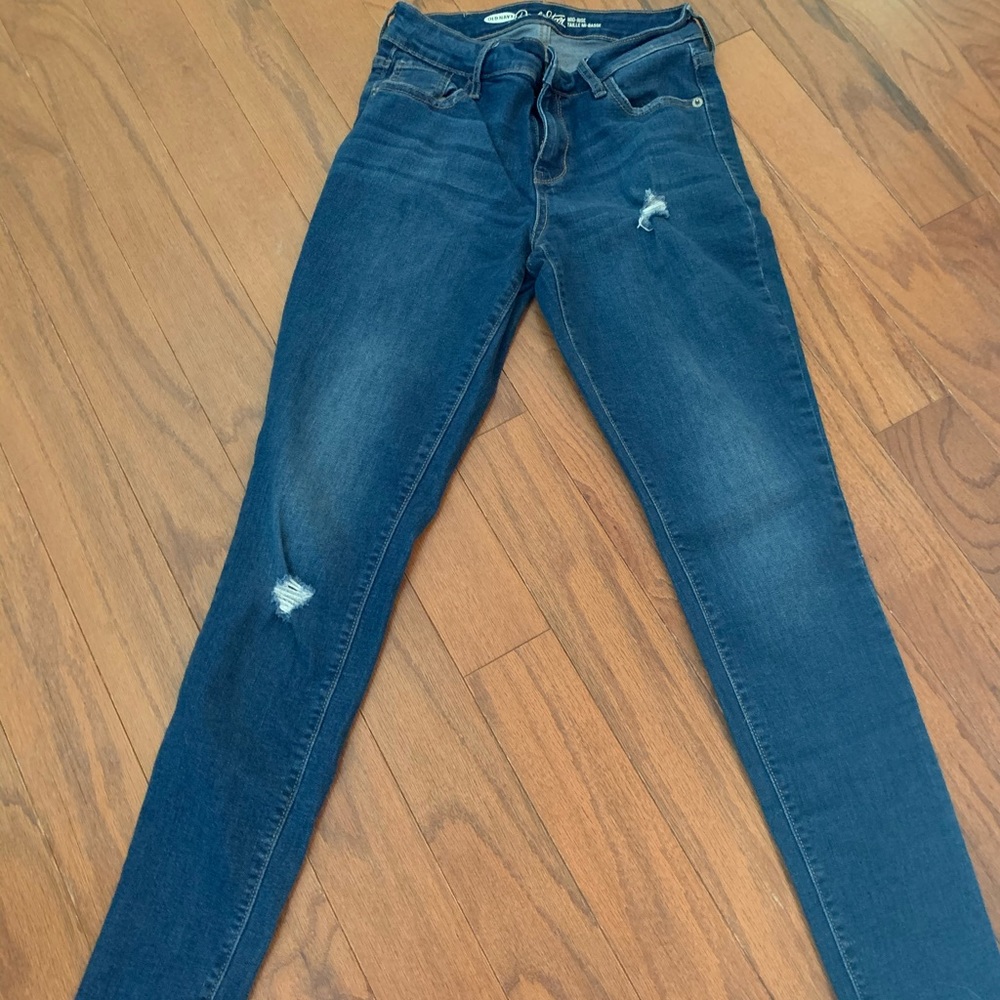 Old Navy Rockstar Mid Rise Jeans